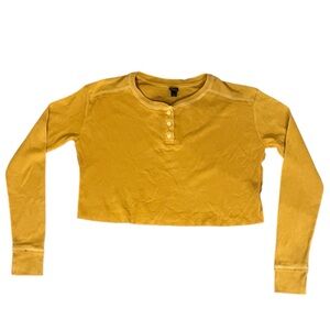 NWT Wild Fable Thermal LS Crop Top